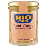 Філе тунця в оливковій олії Ріо Маре Rio Mare Filetti di Tonno (скло) 185Грам