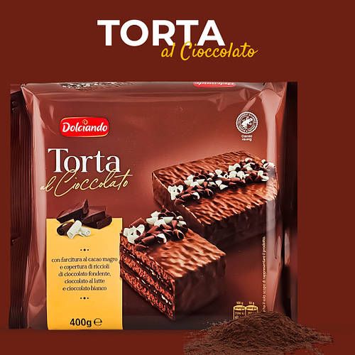 Опис Торт Torta al cioccolato Dolciando 400 г