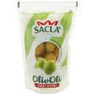 Оливки Sacla зелені  без кісточки 