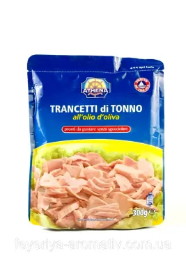 Тунець у вакуумній упаковці Athena Trancetti di Tonno all`Olio di Oliva