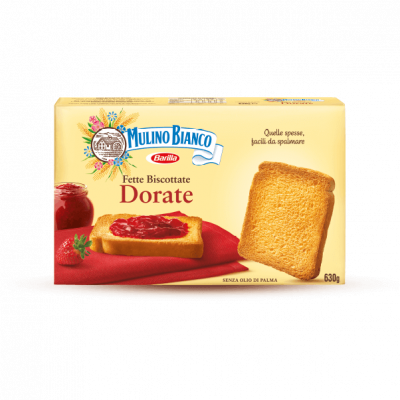 Тости Mulino Bianco Fette Biscottate Dorate Toast, Італія