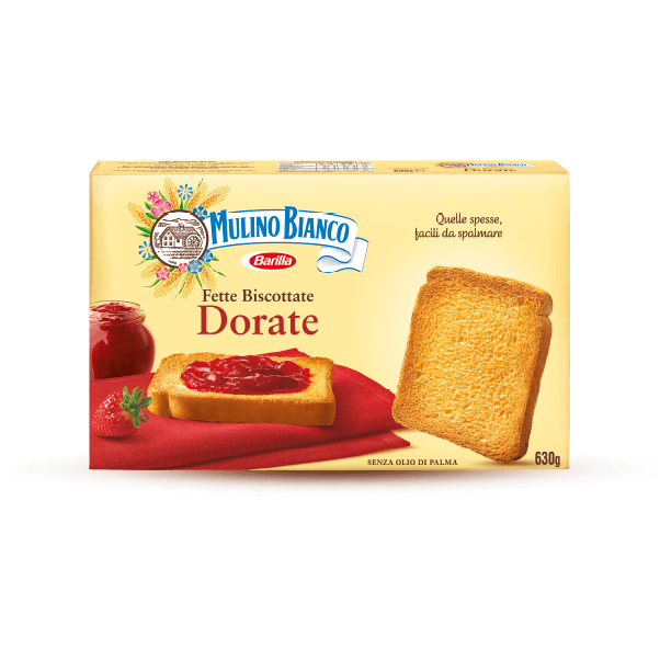 Тости Mulino Bianco Fette Biscottate Dorate Toast, Італія