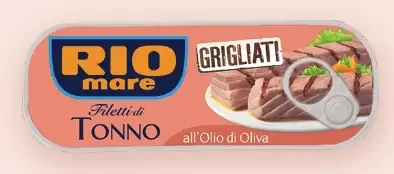 Філе тунця Rio Mare Grigliati на грилі в оливковій олії 120г, Італія