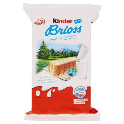 Бисквітне печиво з молоком Ferrero Kinder Brioss Latte Pack , Італія  