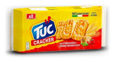 TUC CRACKER POMODORO E GRANA PADANO, тук з смаком помідору і пармезаном, Італія 
