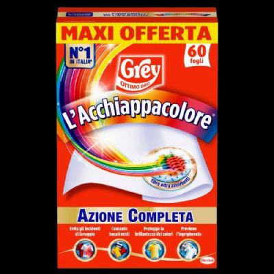 GREY acchiappacolore azione completa, салфетки для зберігання кольору і линьки, 16 штук 
