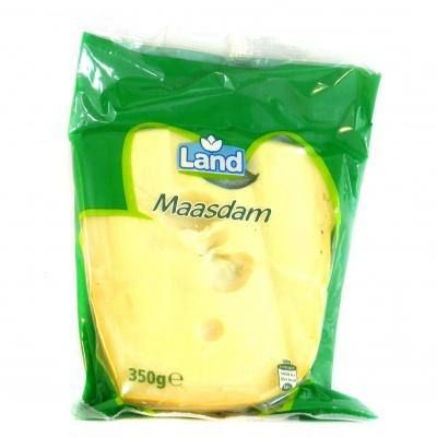 Сир Land Maasdam 350 г, вауумне упакування , Італія