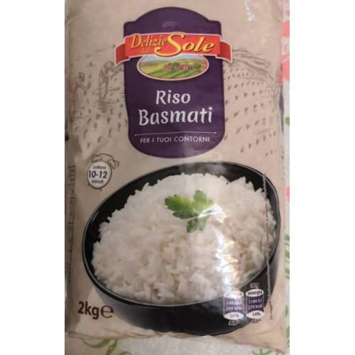 Рис Басматі Delizie dal sole riso Basmati, Італія, 2 кг
